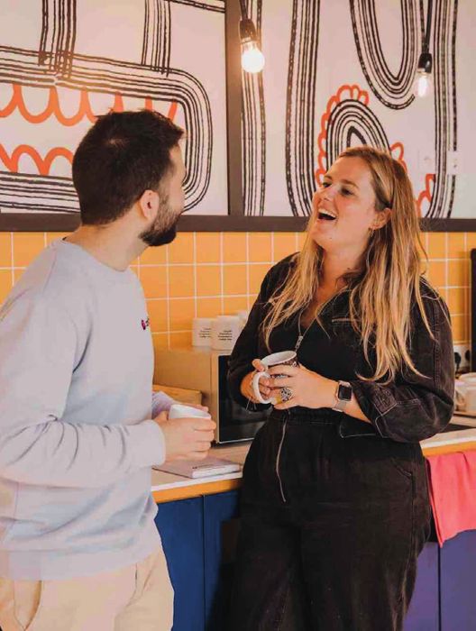 Jolien in gesprek